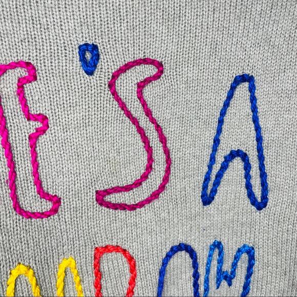 Iris Von Arnim 100% Cashmere Sweater ‘She’s a Rainbow’ Size Small - Picture 7 of 12